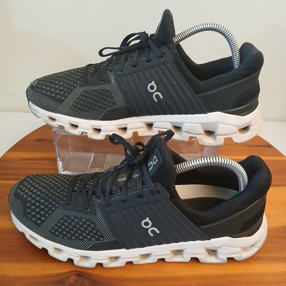 On Cloudswift Women 10 Black Running Shoes Sneakers 41.99581